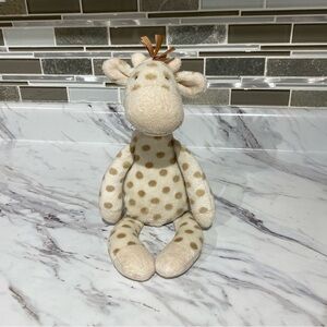 Little Jellycat London Georgie Giraffe Plush Rattle Stuffed Animal Toy